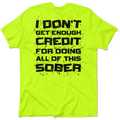 Sober - Safety Yellow T-Shirt by Armed American Supply