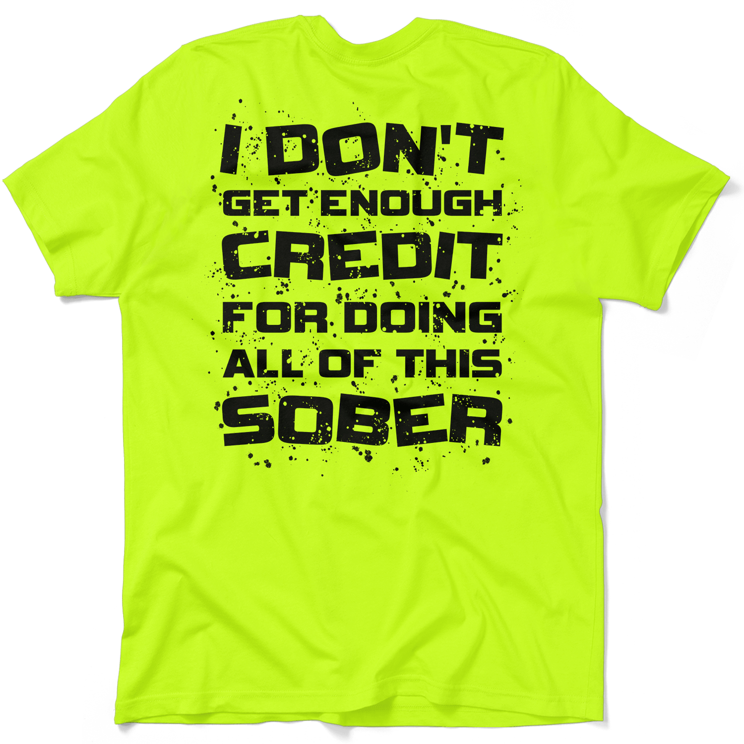 Sober - Safety Yellow T-Shirt by Armed American Supply