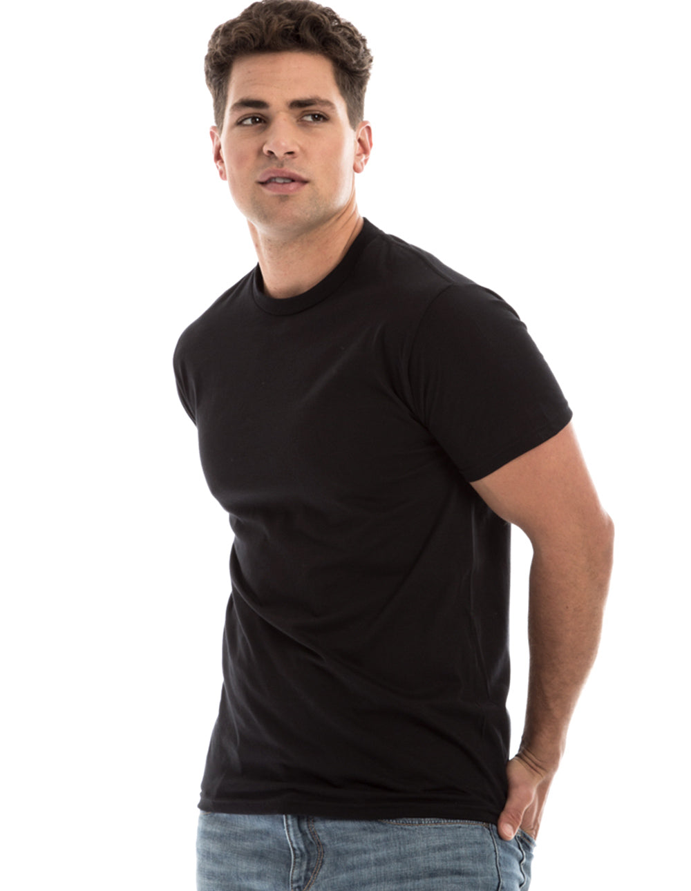 Retro Ring-Spun Crew Neck T-Shirt 2100 by SpectraUSA