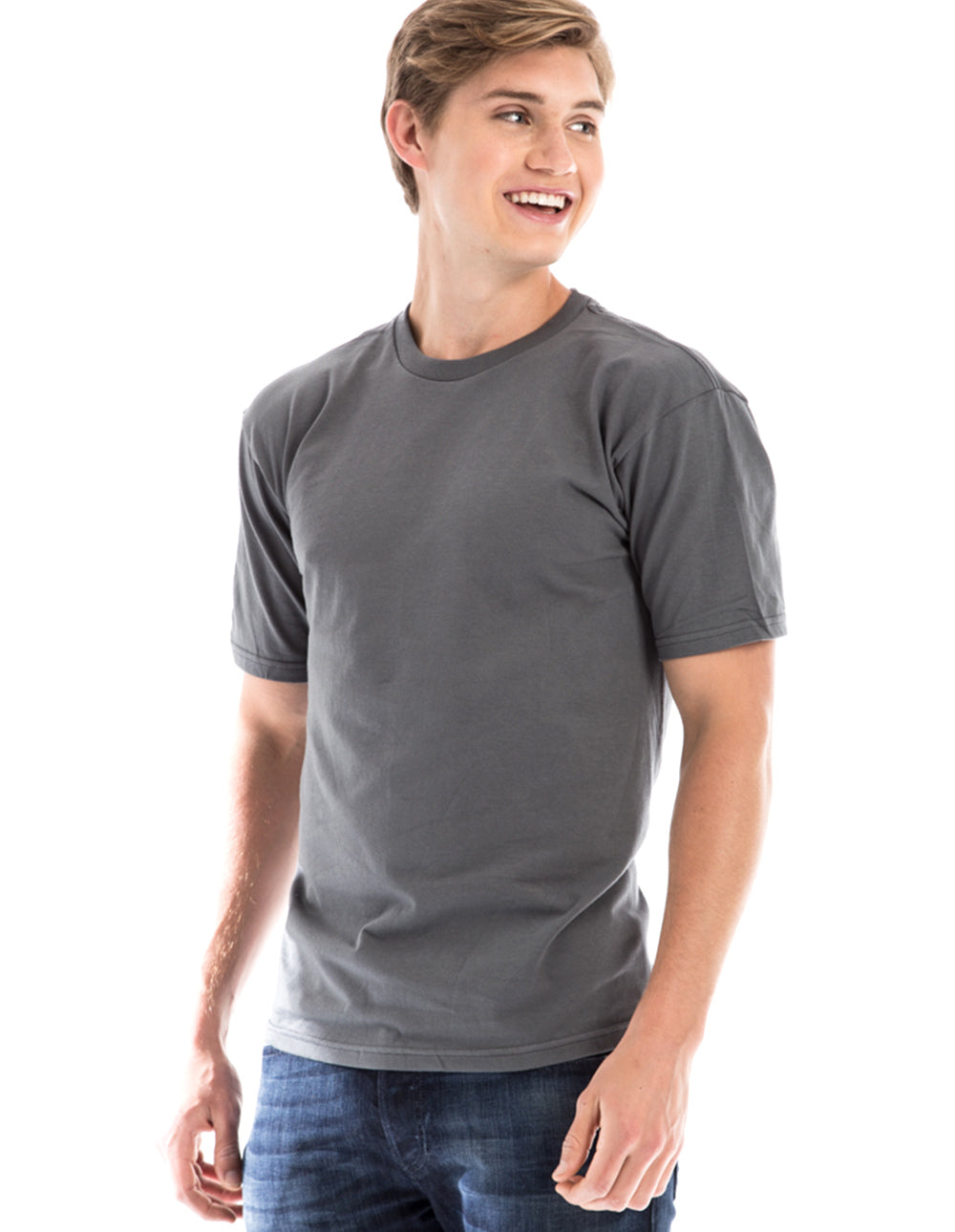 Retro Ring-Spun Crew Neck T-Shirt 2100 by SpectraUSA