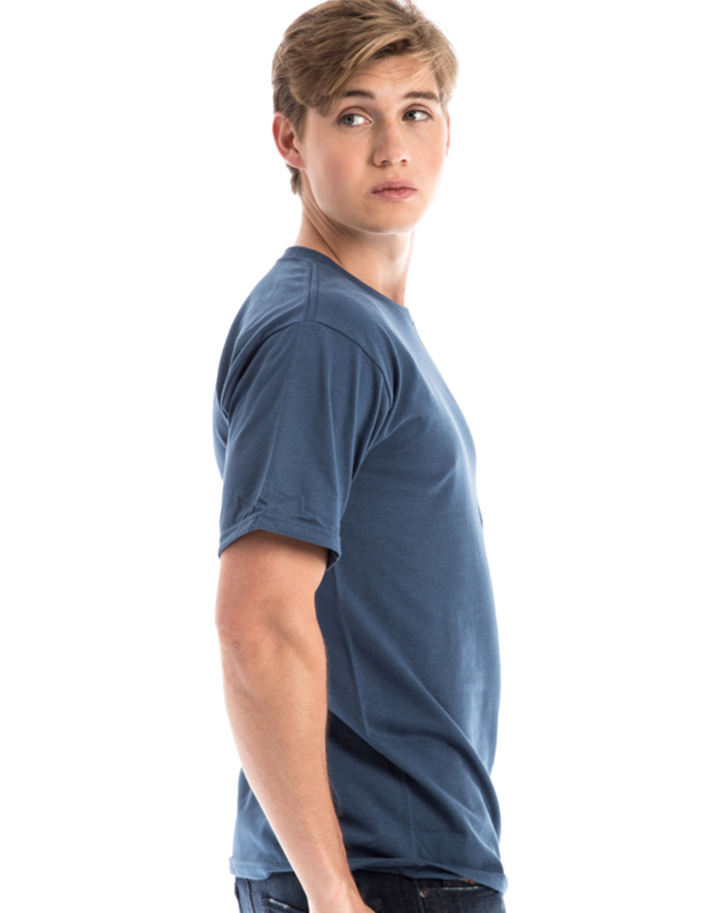 Retro Ring-Spun Crew Neck T-Shirt 2100 by SpectraUSA