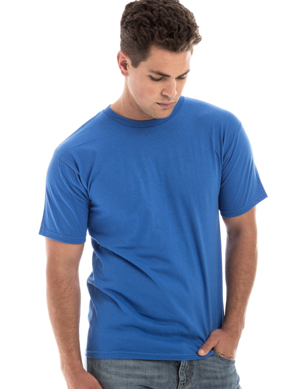 Retro Ring-Spun Crew Neck T-Shirt 2100 by SpectraUSA