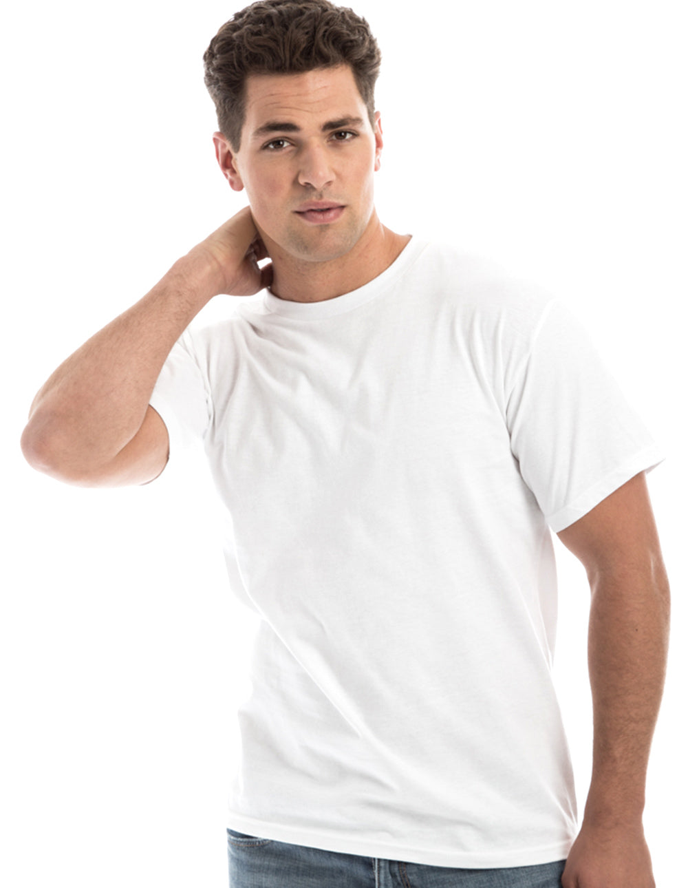 Retro Ring-Spun Crew Neck T-Shirt 2100 by SpectraUSA
