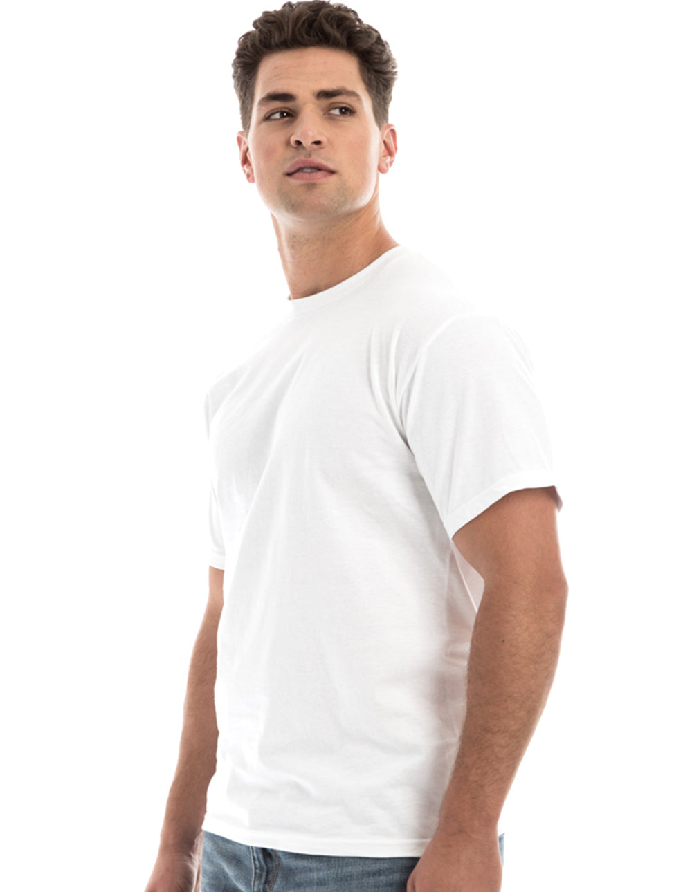 Retro Ring-Spun Crew Neck T-Shirt 2100 by SpectraUSA