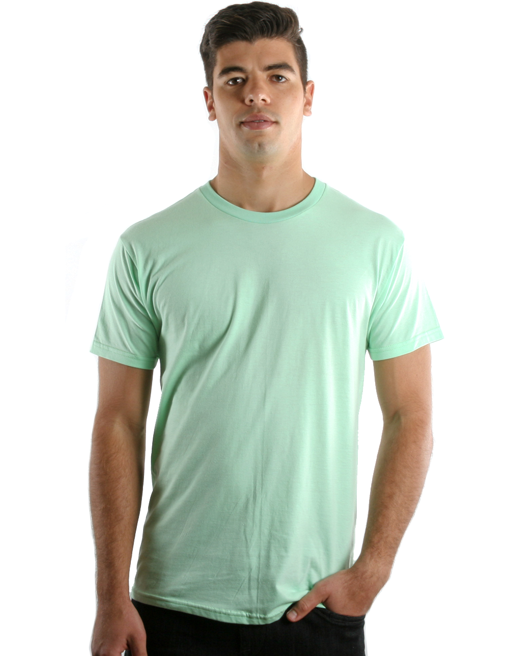 Retro Ring-Spun Crew Neck T-Shirt 2100 by SpectraUSA