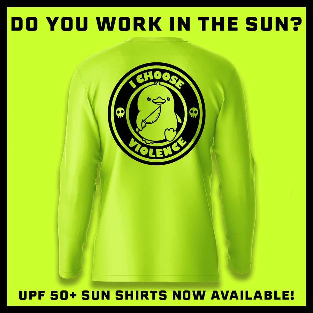Violence - Hi-Visibility UPF 50 Long Sleeve Sun Shirt by Armed American Supply