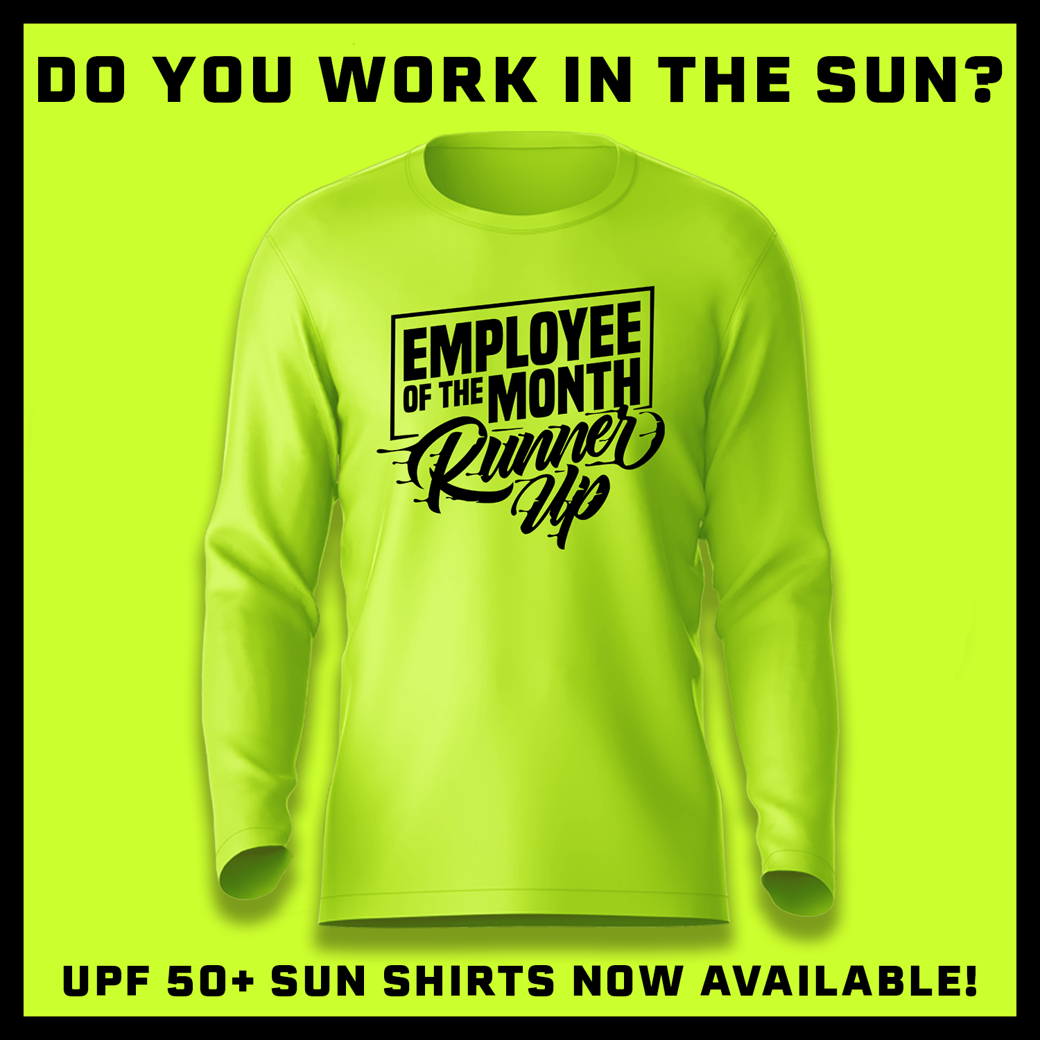 Runner Up - Hi-Visibility UPF 50 Long Sleeve Sun Shirt by Armed American Supply