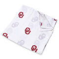 University of Oklahoma Muslin Swaddle Blanket - OU Sooners Baby Swaddle 47x47 by Three Little Anchors