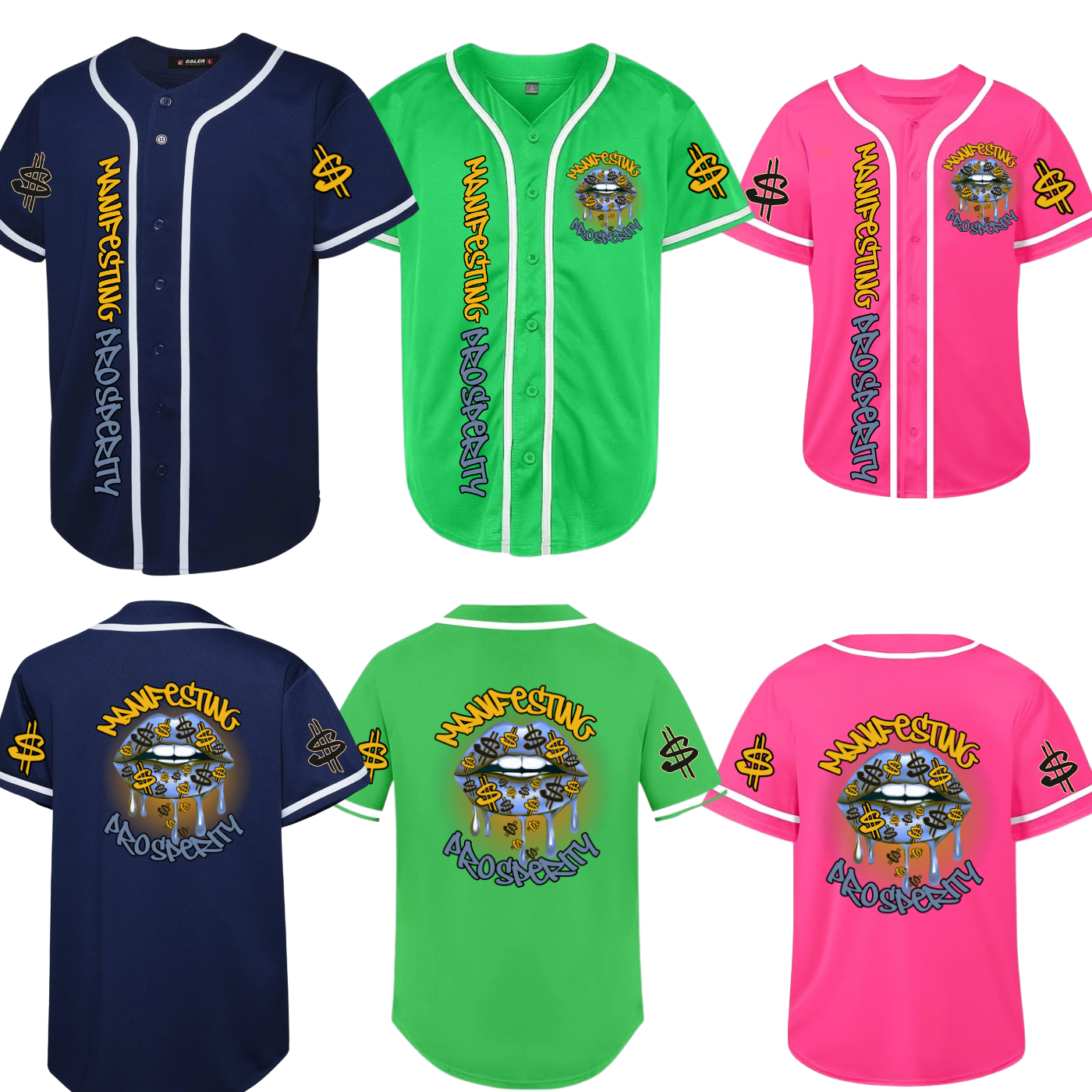 Manifesting Prosperity | Premium Jersey | Wear Your Abundance on the Field & Beyond by Love & Lyrics Designs
