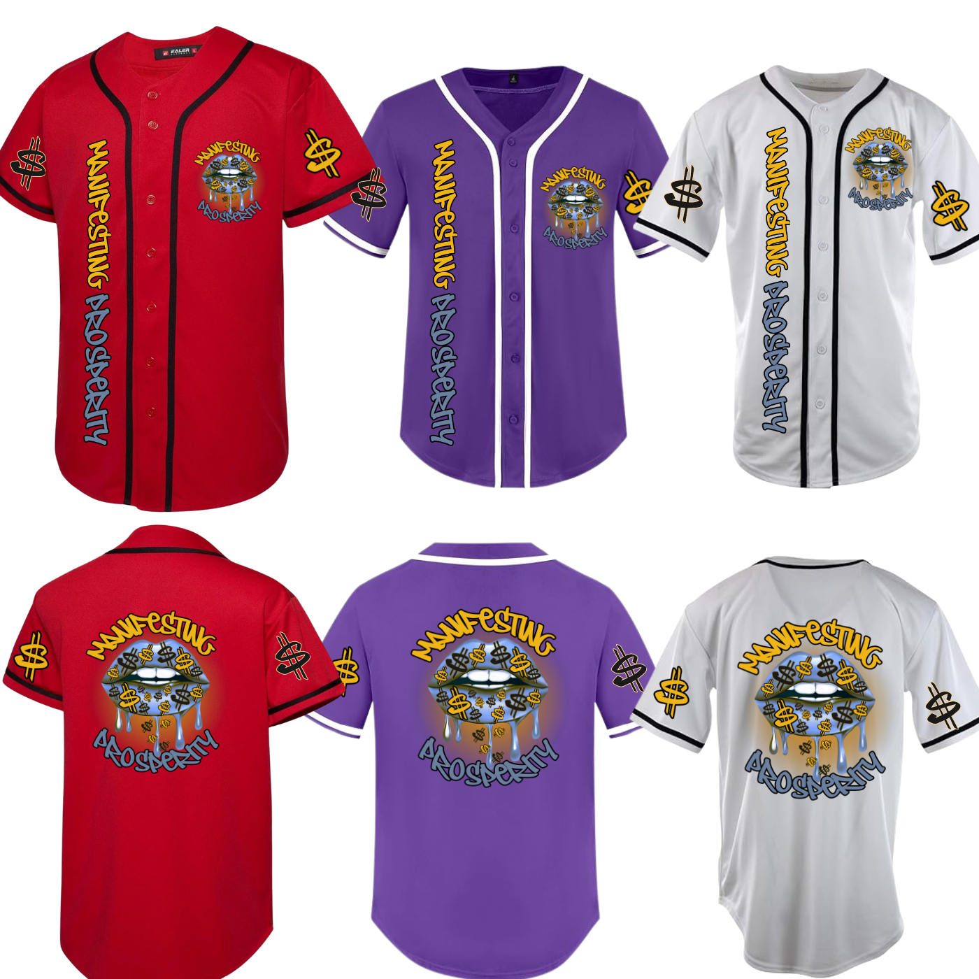Manifesting Prosperity | Premium Jersey | Wear Your Abundance on the Field & Beyond by Love & Lyrics Designs