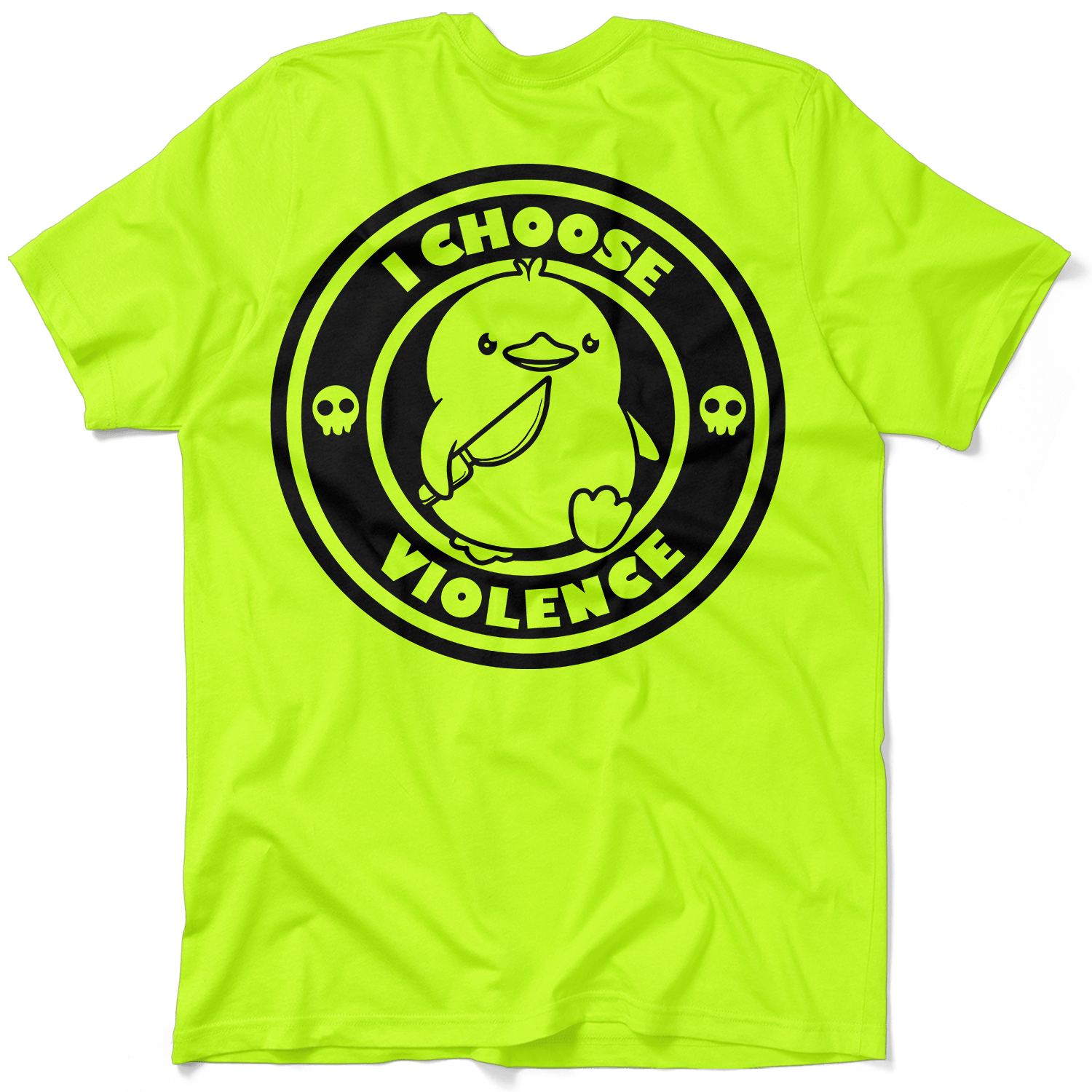 Violence - Safety Yellow T-Shirt by Armed American Supply