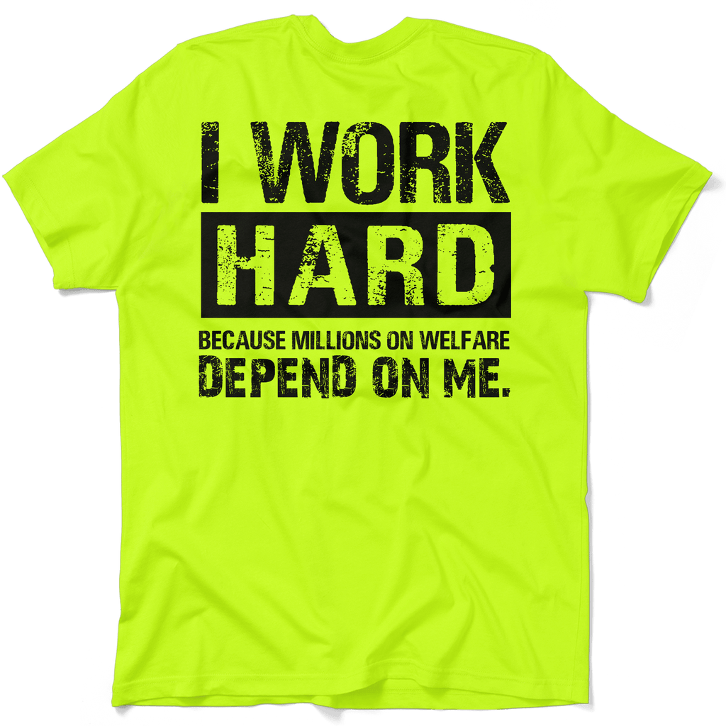 Welfare - Safety Yellow T-Shirt by Armed American Supply
