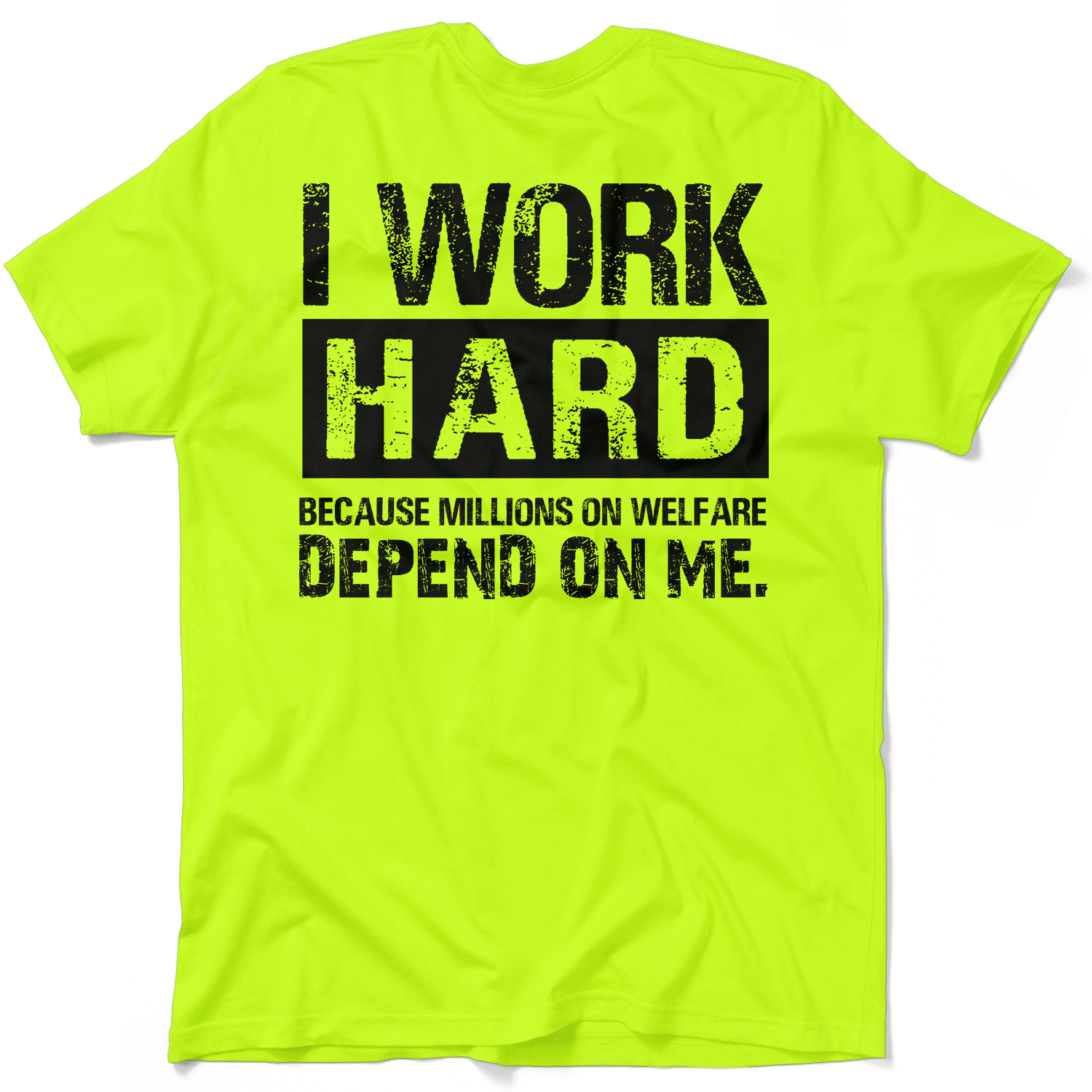 Welfare - Safety Yellow T-Shirt by Armed American Supply