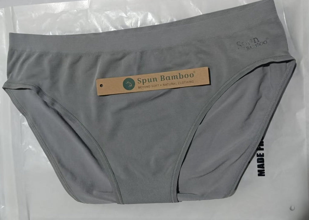 New Women's Bamboo/Cotton High Leg Brief Style Underwear by Spun Bamboo