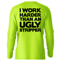 Work Harder - Hi-Visibility UPF 50 Long Sleeve Sun Shirt by Armed American Supply