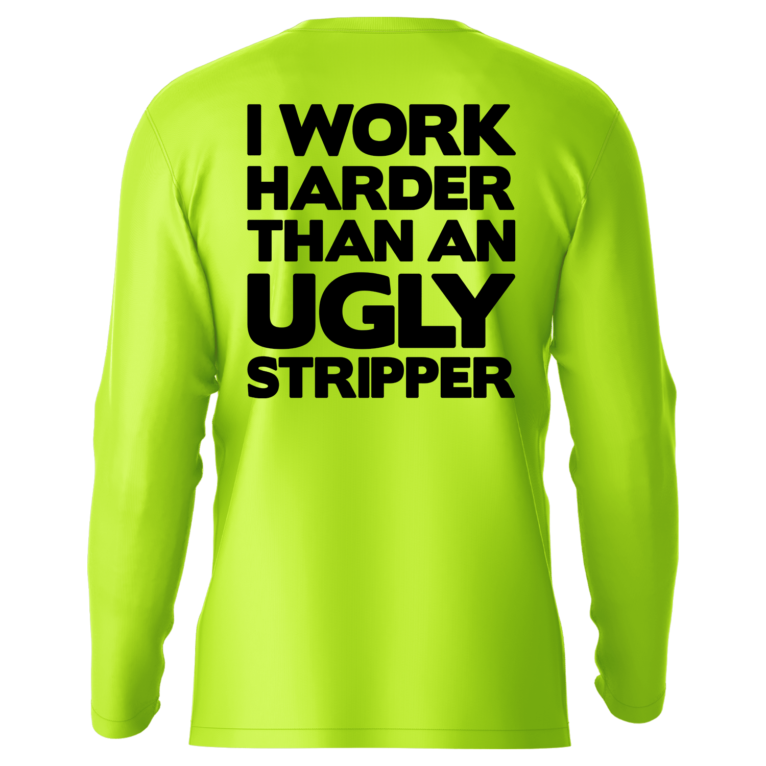 Work Harder - Hi-Visibility UPF 50 Long Sleeve Sun Shirt by Armed American Supply