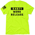 Work Release - Safety Yellow T-Shirt by Armed American Supply