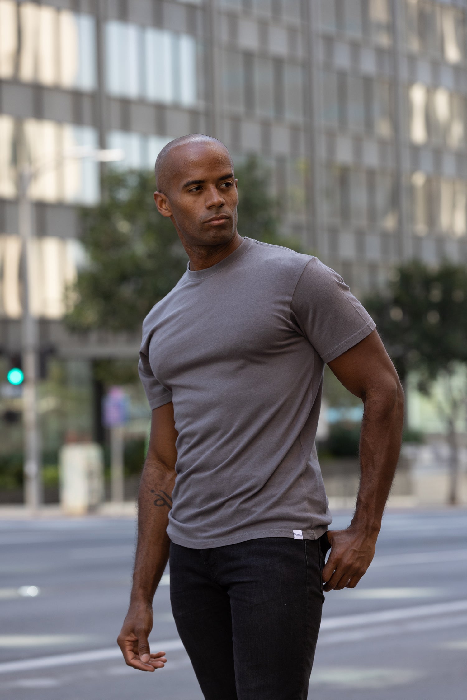 The Original Men's Bamboo Viscose/Organic Cotton Short Sleeve T-Shirt - Classic Cut by Spun Bamboo