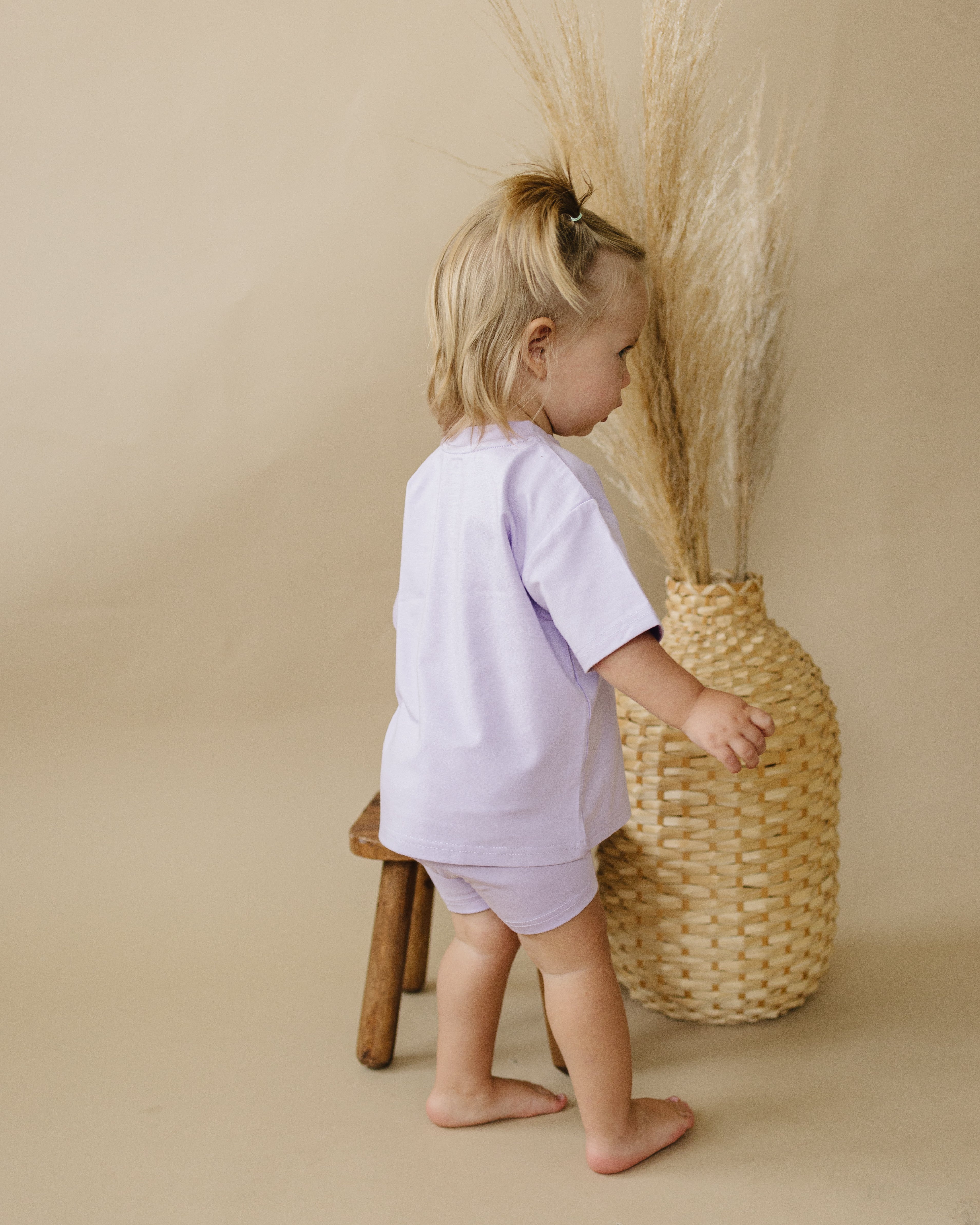Bamboo Tee & Bike Shorts - sold as separates by Little Joy Co.