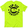 Zip Tie - Safety Yellow T-Shirt by Armed American Supply