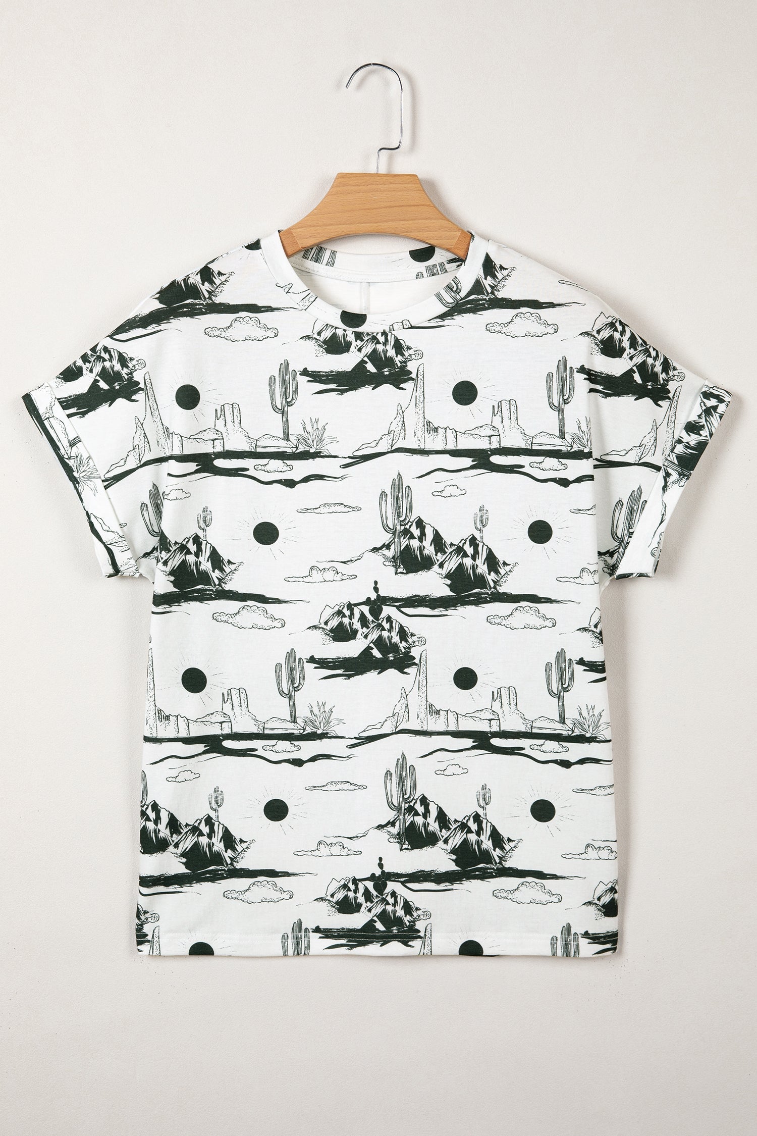 Western Desert Short Sleeve Knit Top