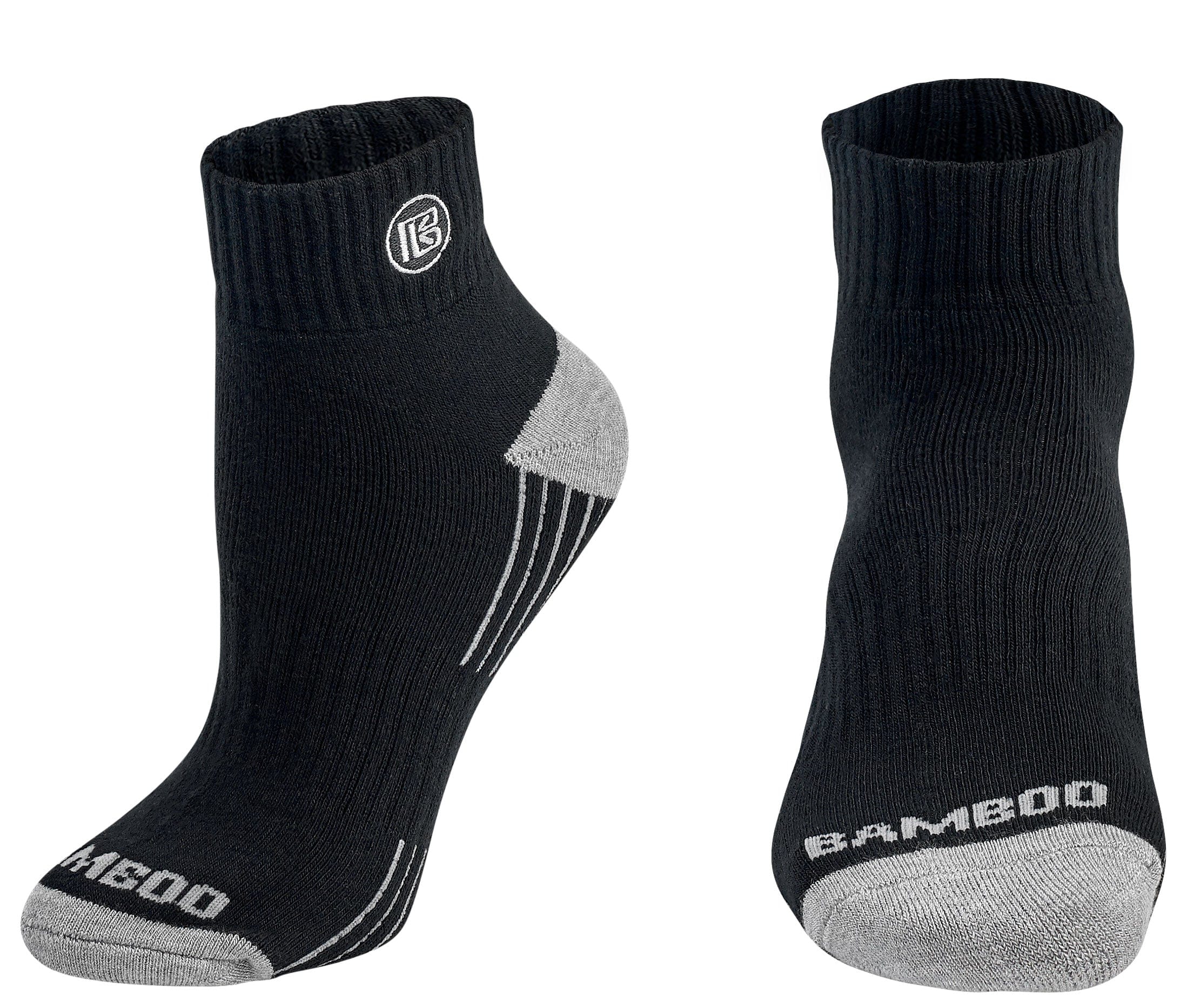 Premium Bamboo Rayon Quarter High Crew Socks by Bamboo Sports
