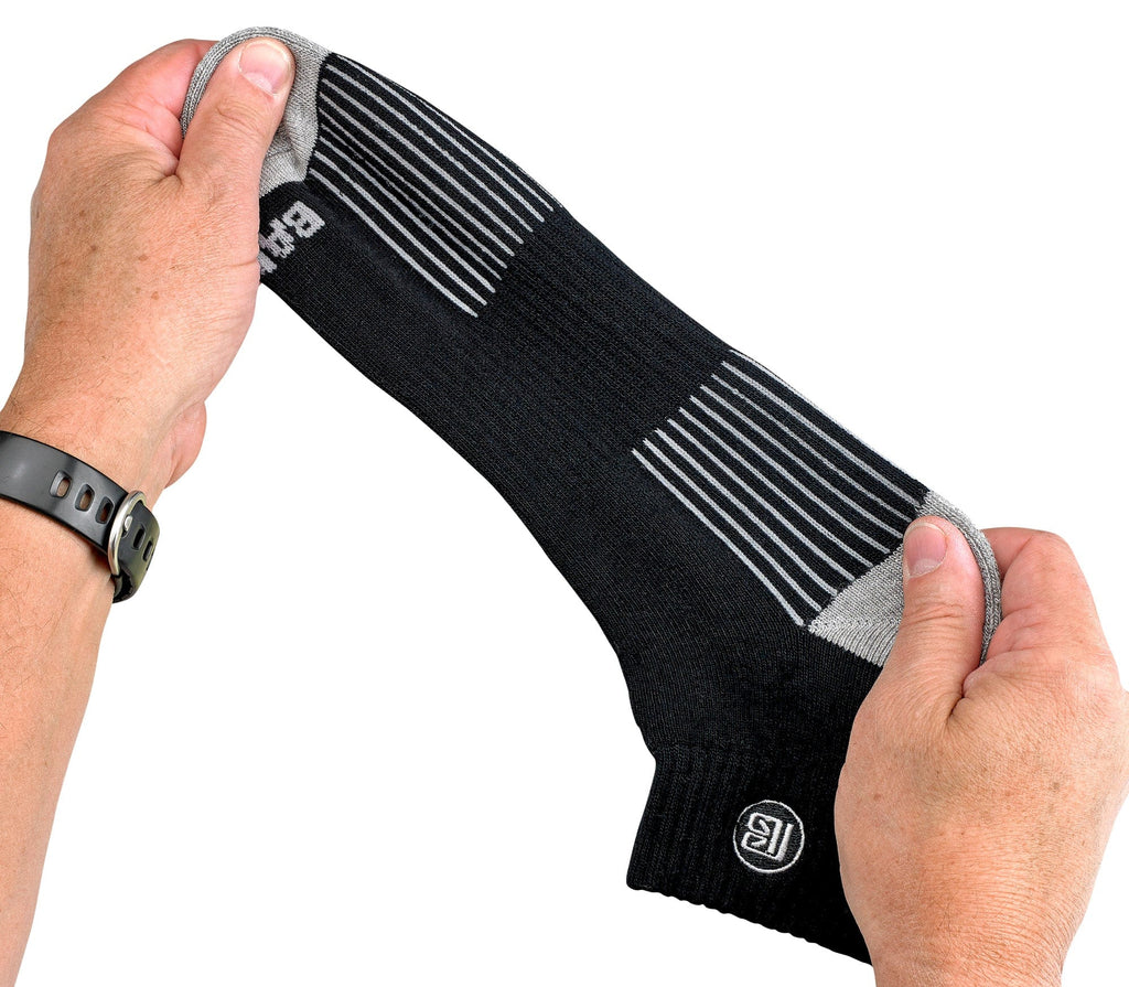 Premium Bamboo Rayon Quarter High Crew Socks by Bamboo Sports