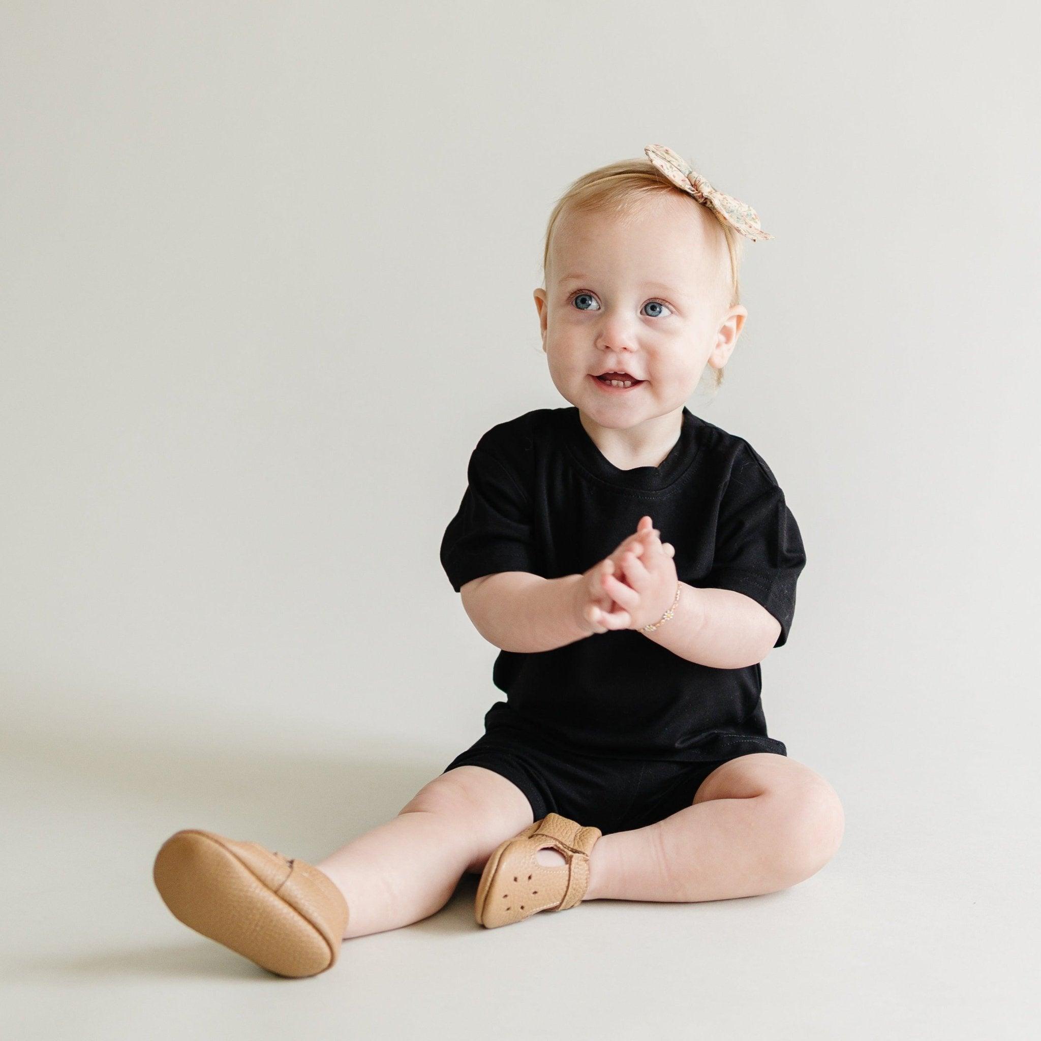 Bamboo Tee & Bike Shorts - sold as separates by Little Joy Co.