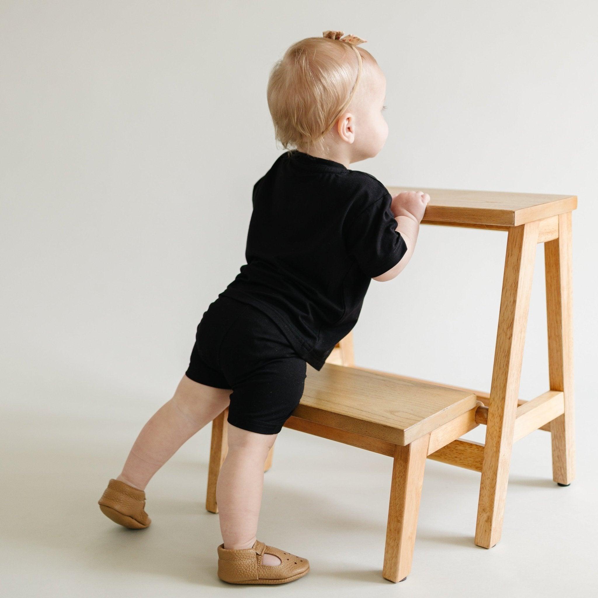Bamboo Tee & Bike Shorts - sold as separates by Little Joy Co.