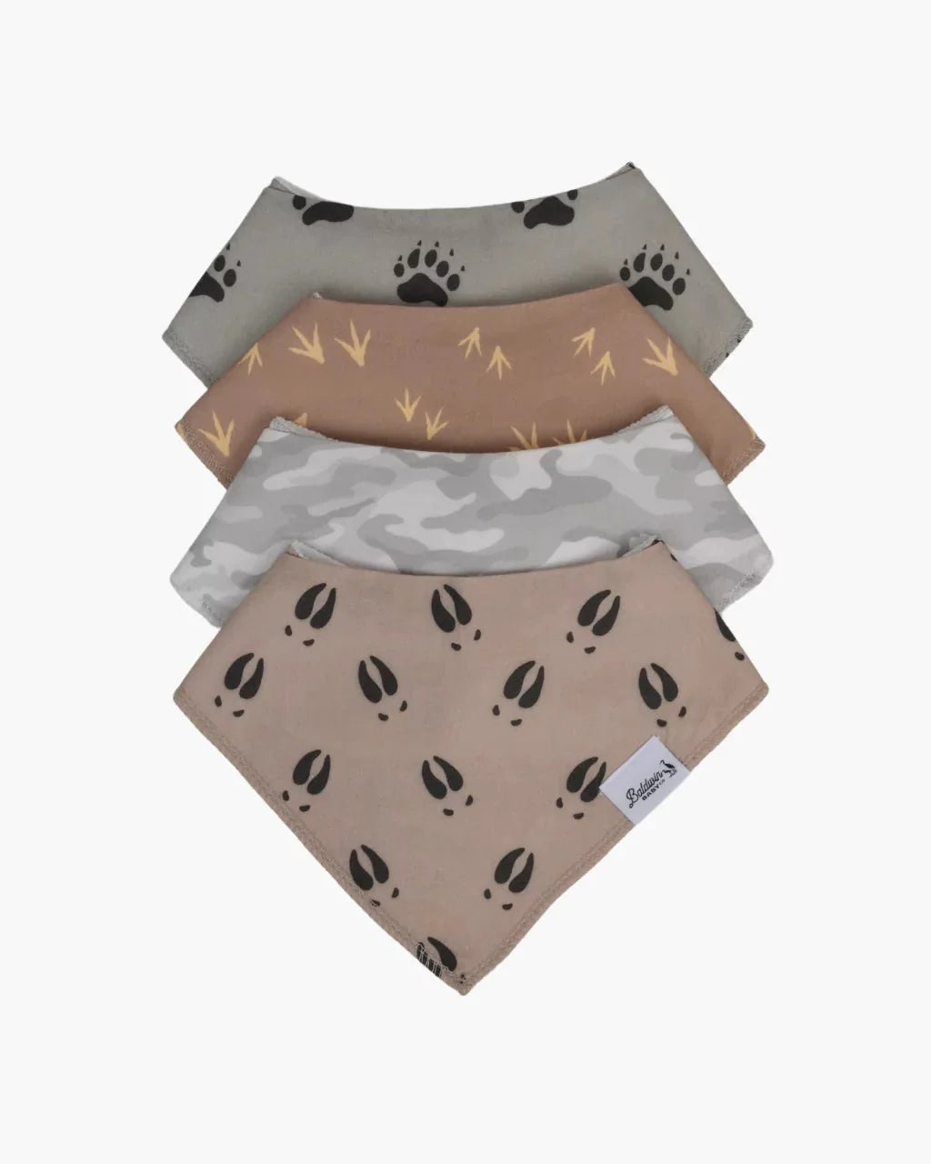 Tiny Tracker Bandana Bibs Collection by Baldwin Baby Company