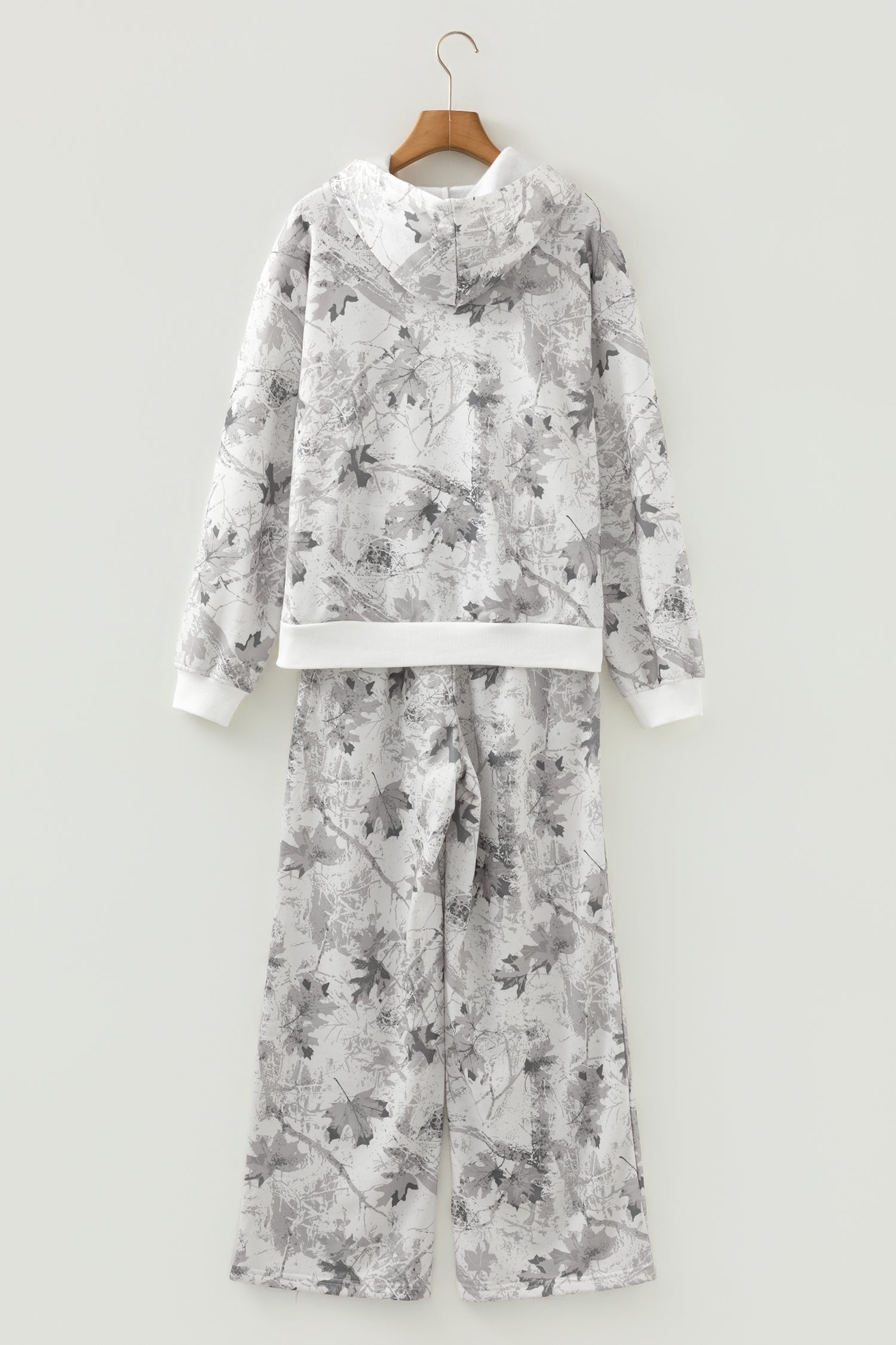 Woodland Camo Hoodie and Sweatpants Set