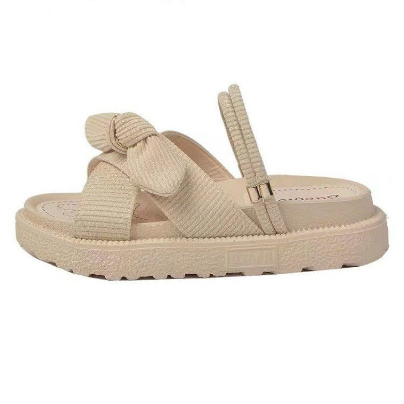 Women's Two-Wear Flat Platform Sandals | EVA Slip-On Open-Toe Sandals by Sarah Express