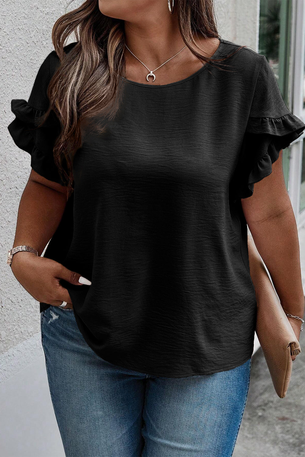 Plus Size Samantha Top- by Megaofertas on line