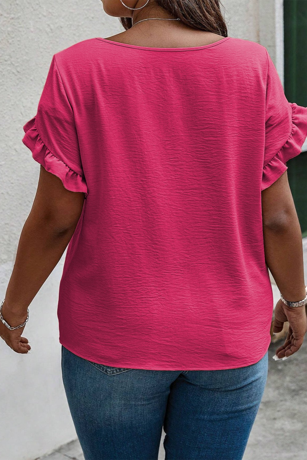 Plus Size Samantha Top- by Megaofertas on line