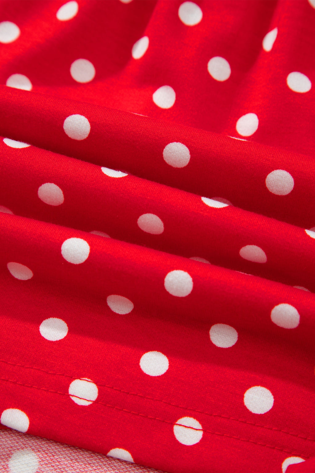 Polka Dot Drawstring Mini Skort