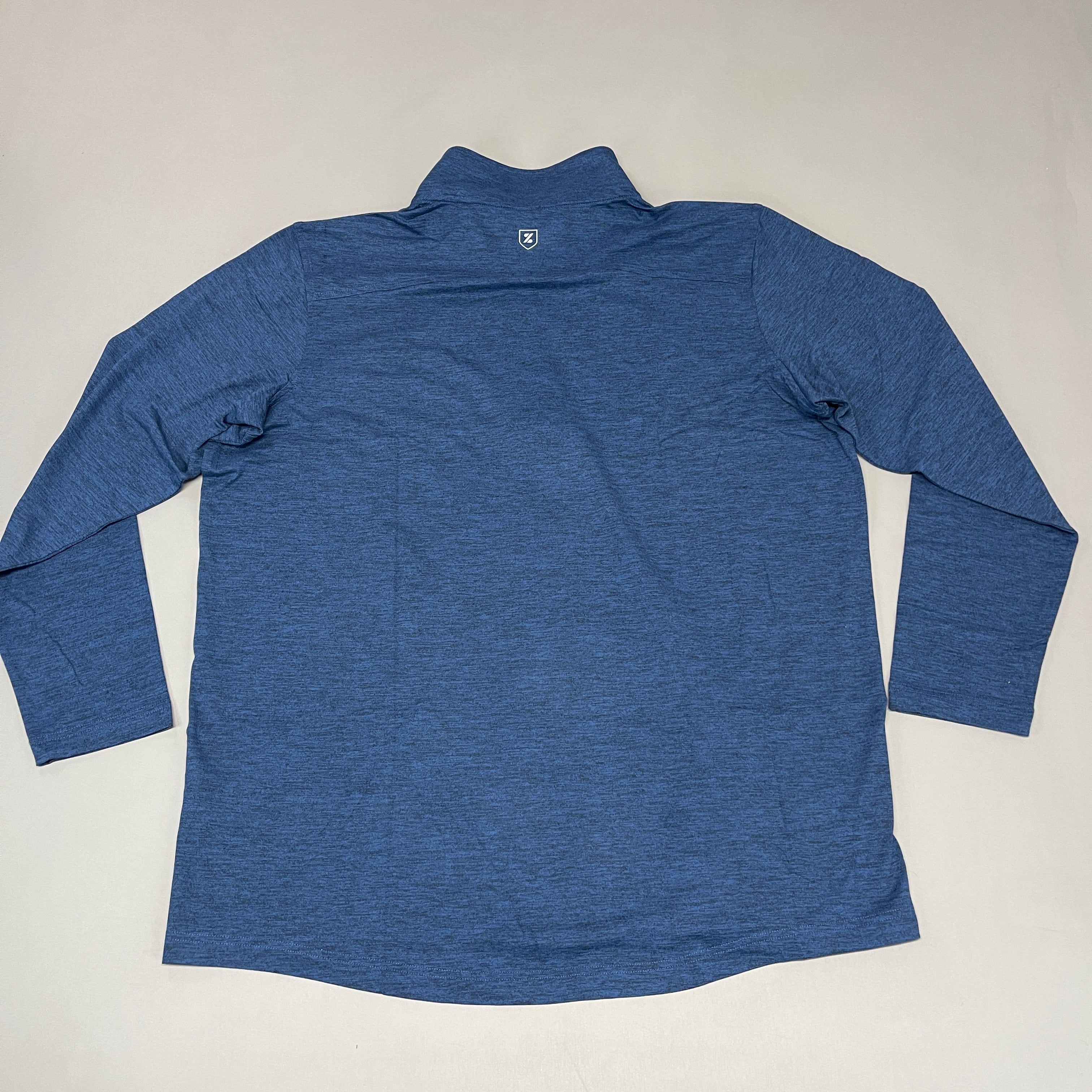 ZUSA Pull Over Shirt Long Sleeve Brisk Quarter Zip Men's Sz XL Navy Heather (New) by PayWut