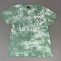 MTV Mint and White Tie-Dye Short Sleeve T-Shirt Women's Sz L 86947(New) by PayWut