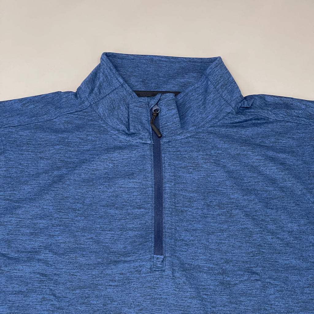 ZUSA Pull Over Shirt Long Sleeve Brisk Quarter Zip Men's Sz XL Navy Heather (New) by PayWut