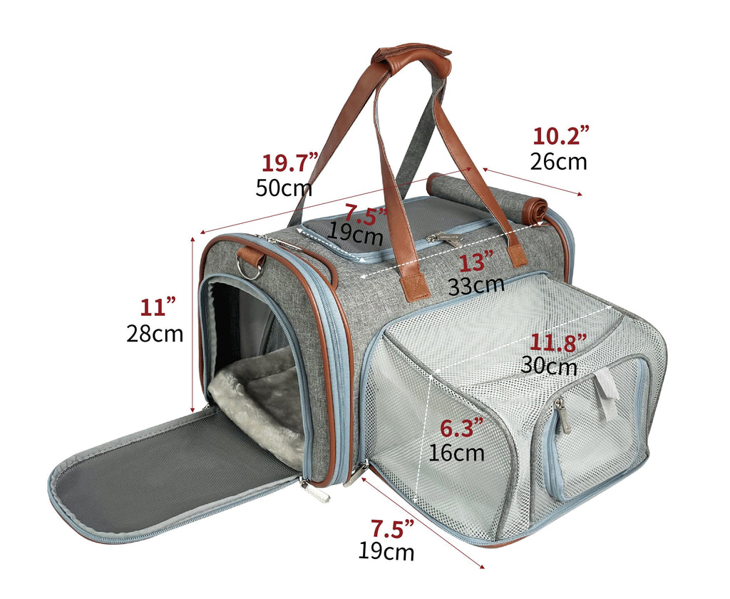 Mr. Peanut's Gold Series Big Apple XL Expandable Pet Carrier V2.0 by Mr. Peanut's Pet Carriers
