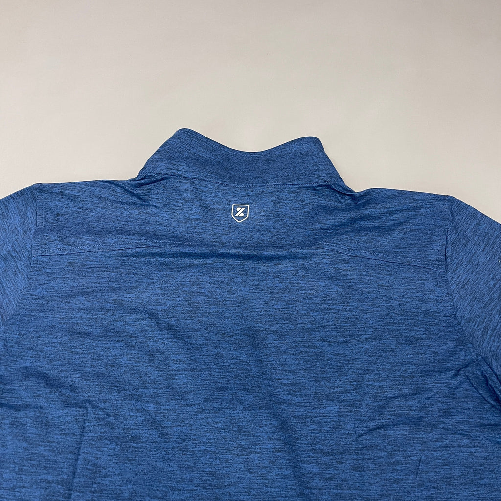 ZUSA Pull Over Shirt Long Sleeve Brisk Quarter Zip Men's Sz XL Navy Heather (New) by PayWut