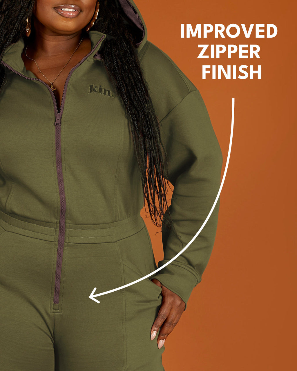 Green Satin Lined Jumpsuit by KINApparel