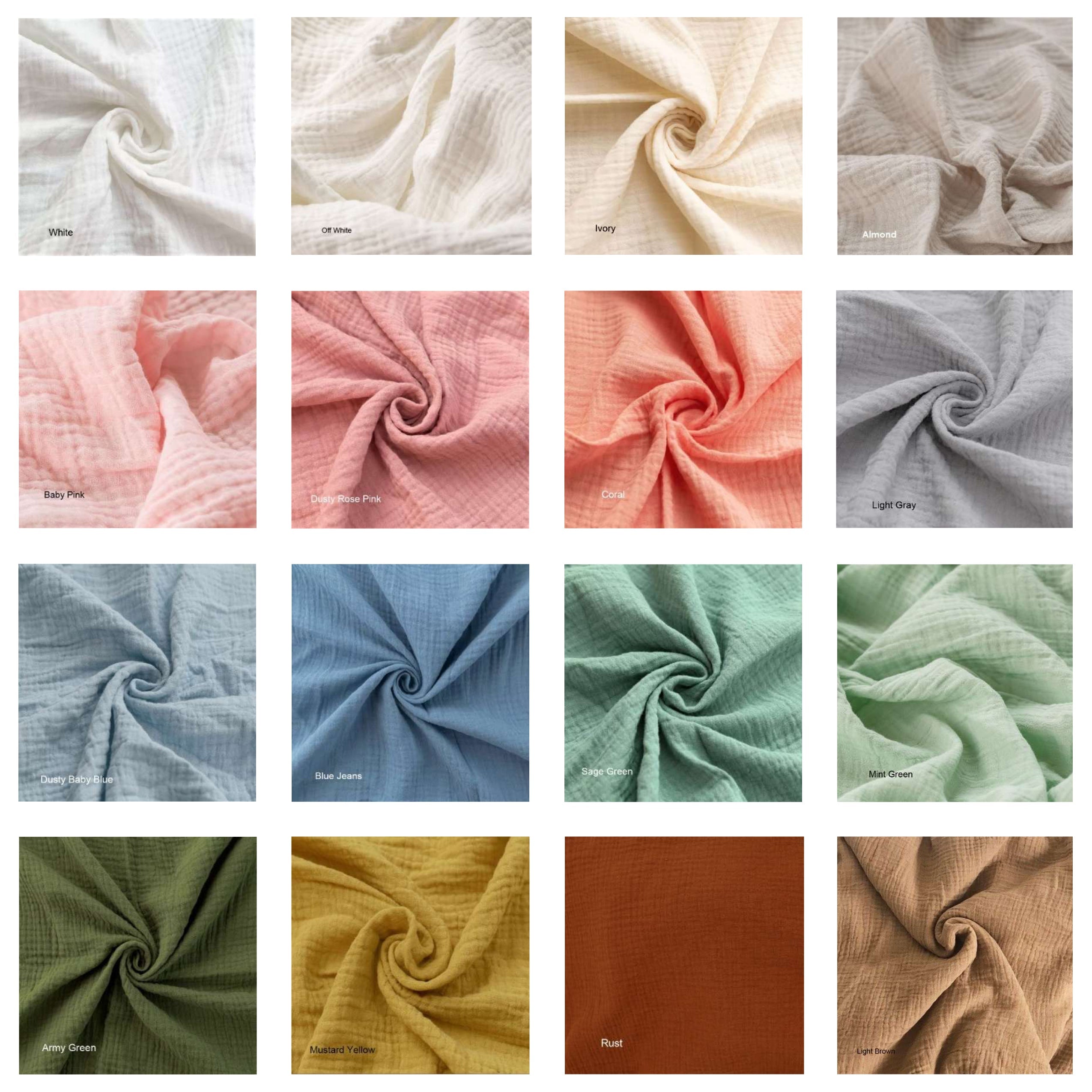 Burp Cloth - 1 Piece - Organic Cotton Double Gauze by Wendy Anne