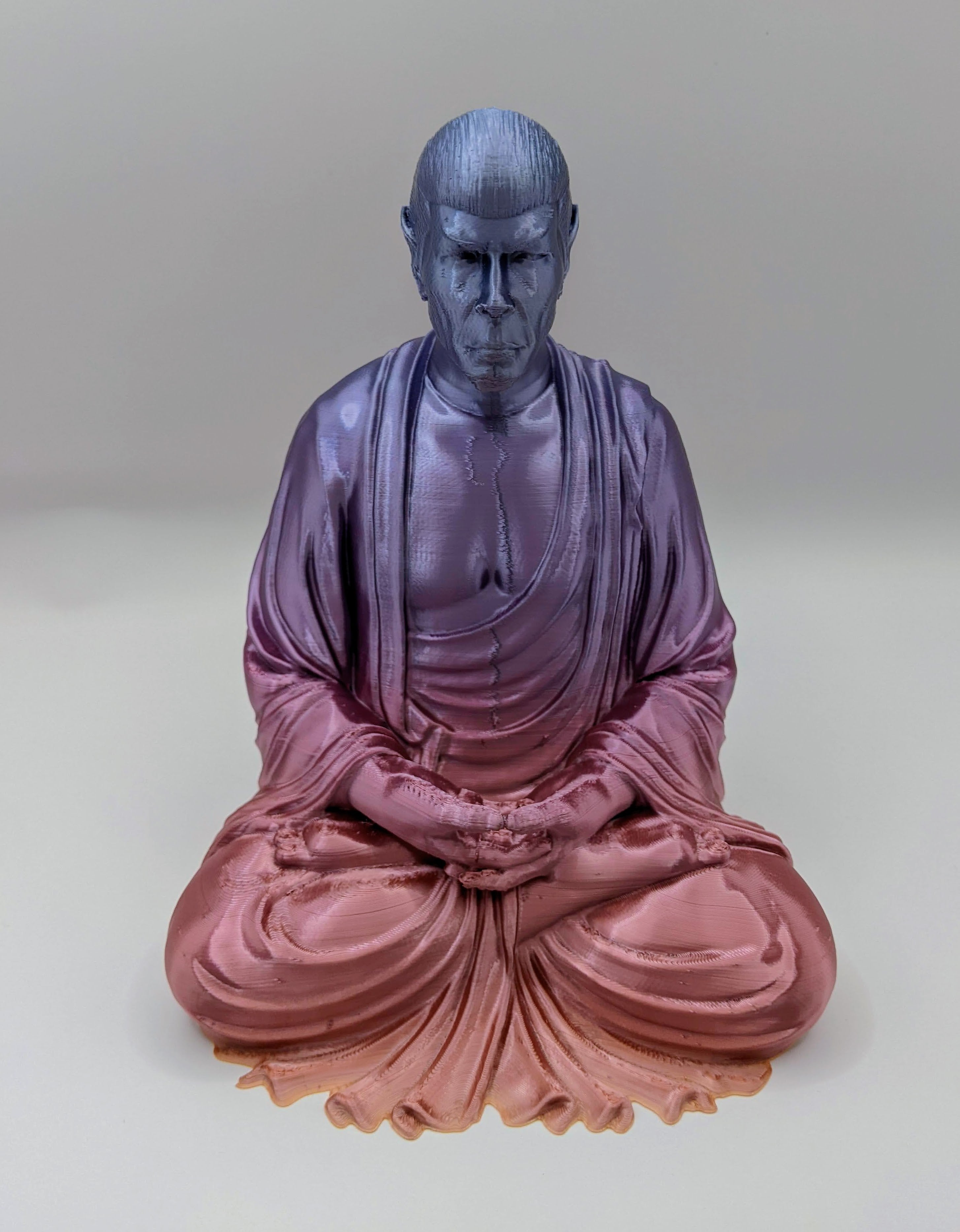3D Printed Spock Buddha figure by Taylors 3D Print Lab