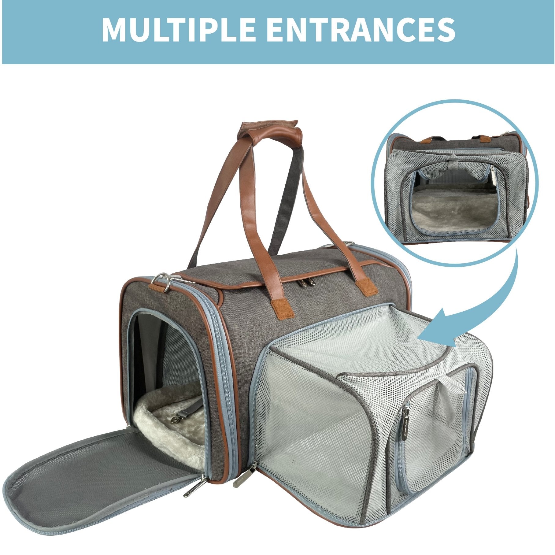 Mr. Peanut's Gold Series Big Apple XL Expandable Pet Carrier V2.0 by Mr. Peanut's Pet Carriers