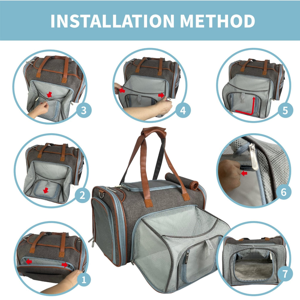 Mr. Peanut's Gold Series Big Apple XL Expandable Pet Carrier V2.0 by Mr. Peanut's Pet Carriers