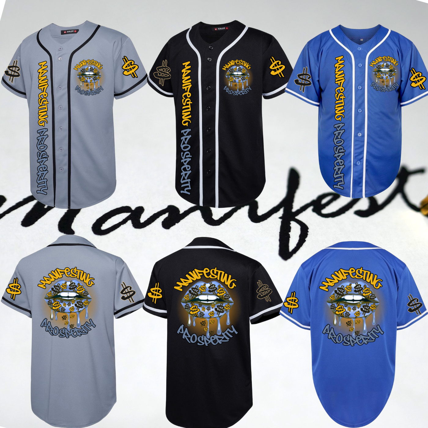 Manifesting Prosperity | Premium Jersey | Wear Your Abundance on the Field & Beyond by Love & Lyrics Designs