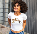 Melanin Glow | Premium Crop Top | Radiate Your Beauty & Wear Your Crown by Love & Lyrics Designs