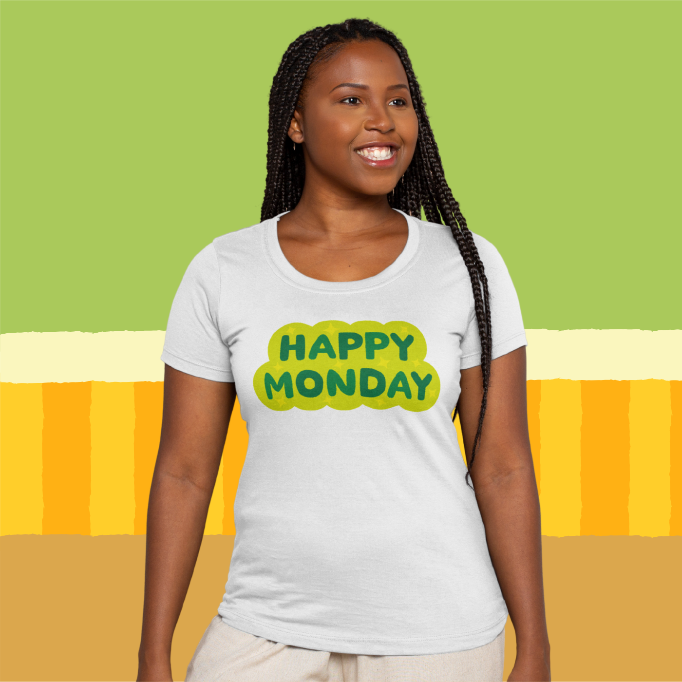 Happy Monday | Motivational Tee | Start the Week With Purpose by Love & Lyrics Designs
