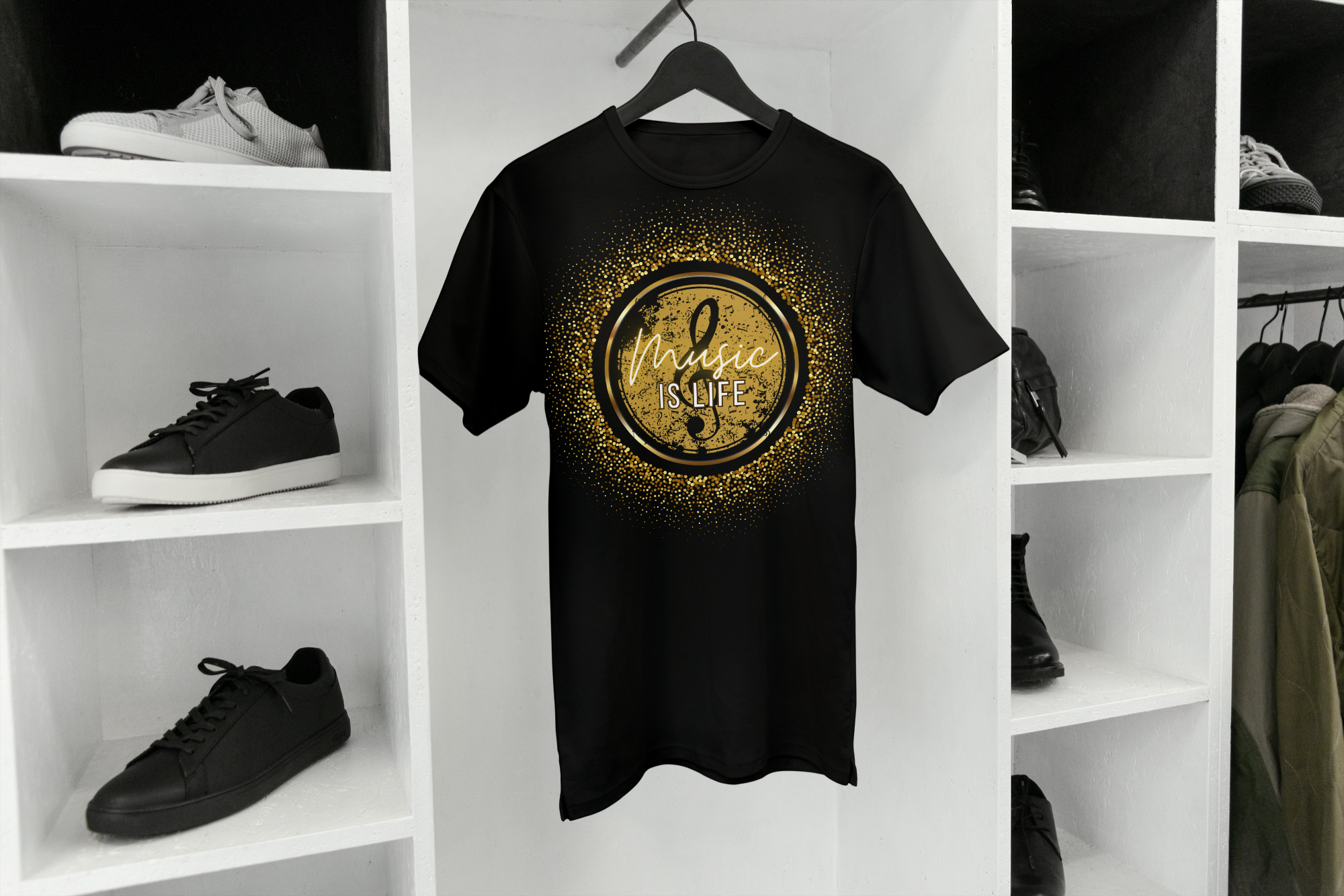 Music Is Life | Graphic Tee | Wear Your Rhythm & Soul by Love & Lyrics Designs