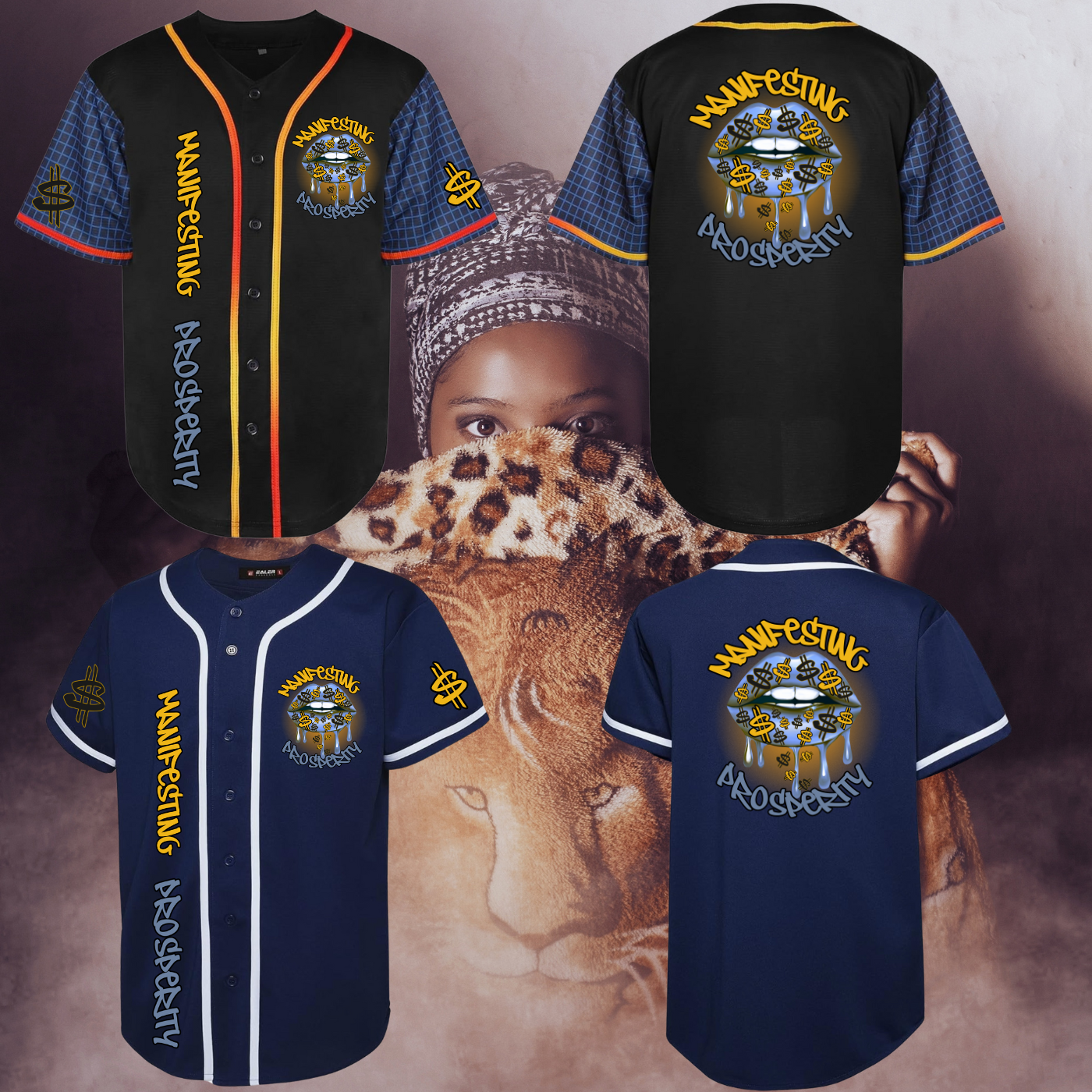 Manifesting Prosperity | Premium Jersey | Wear Your Abundance on the Field & Beyond by Love & Lyrics Designs